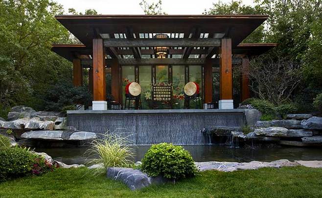 北京泰禾運河岸上的院子--寫意五大宅賞析 - 別墅景觀 - 景觀設計,城市規劃,城市設計,園林設計,建筑設計--奧雅設計集團